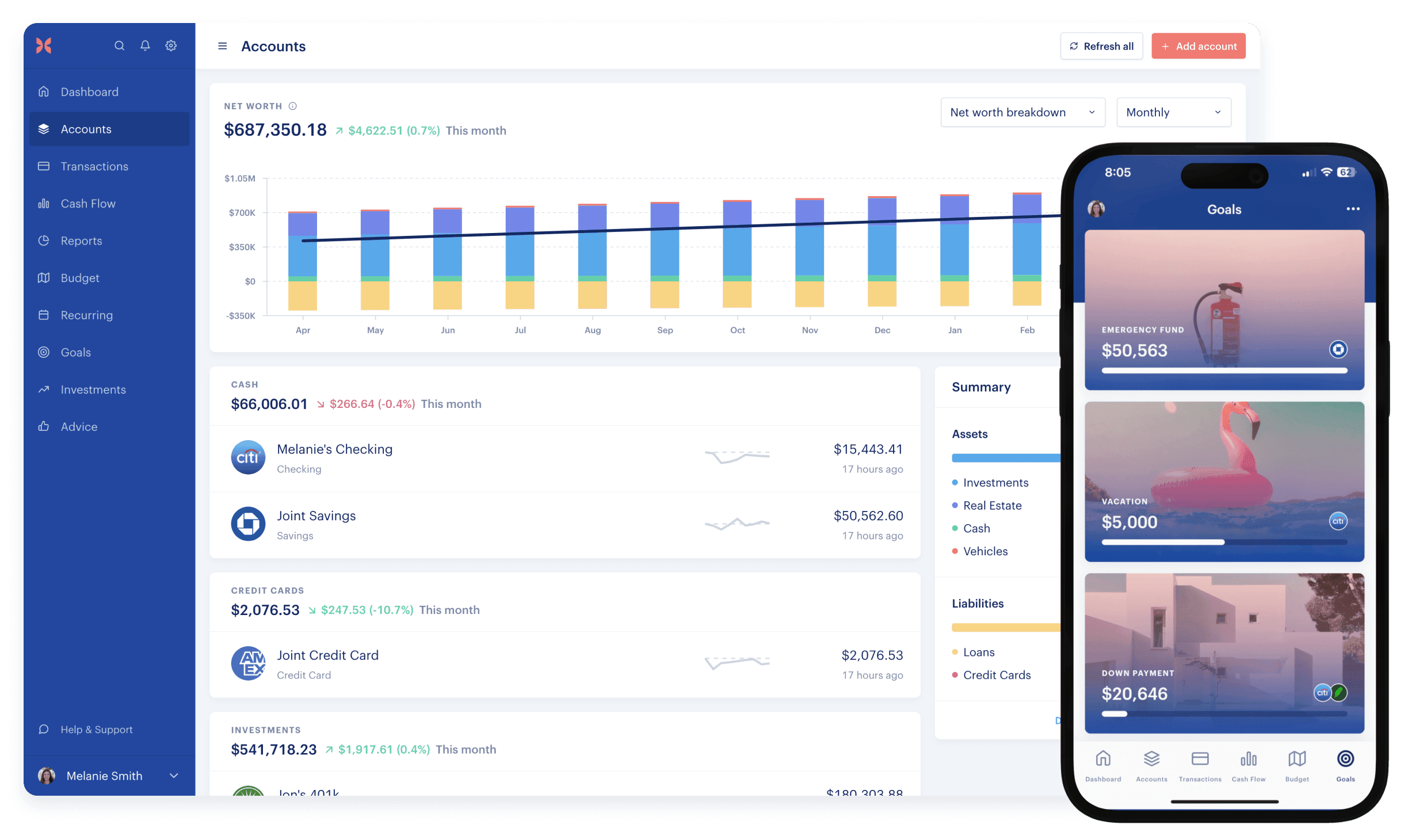 Monarch for web and mobile