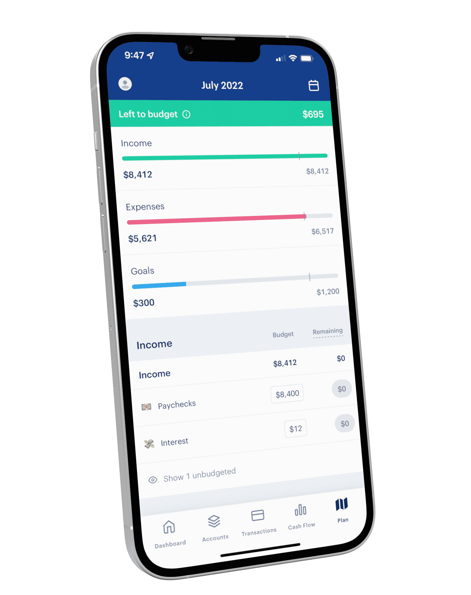 Budgeting with Monarch on mobile